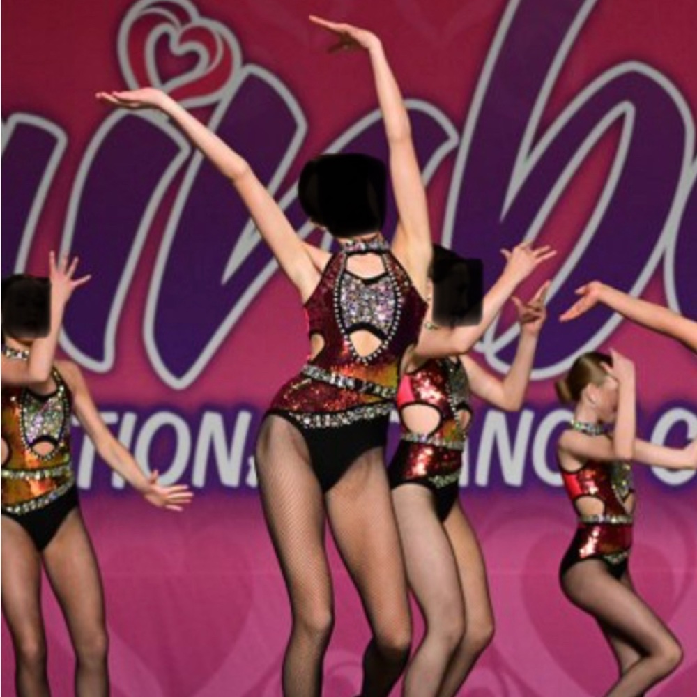 Glamour dance costume, child large, excellent condition!